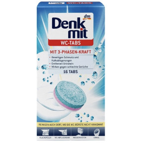 Таблетки для чищення унітазів Denkmit WC Reiniger Tabs 16 шт